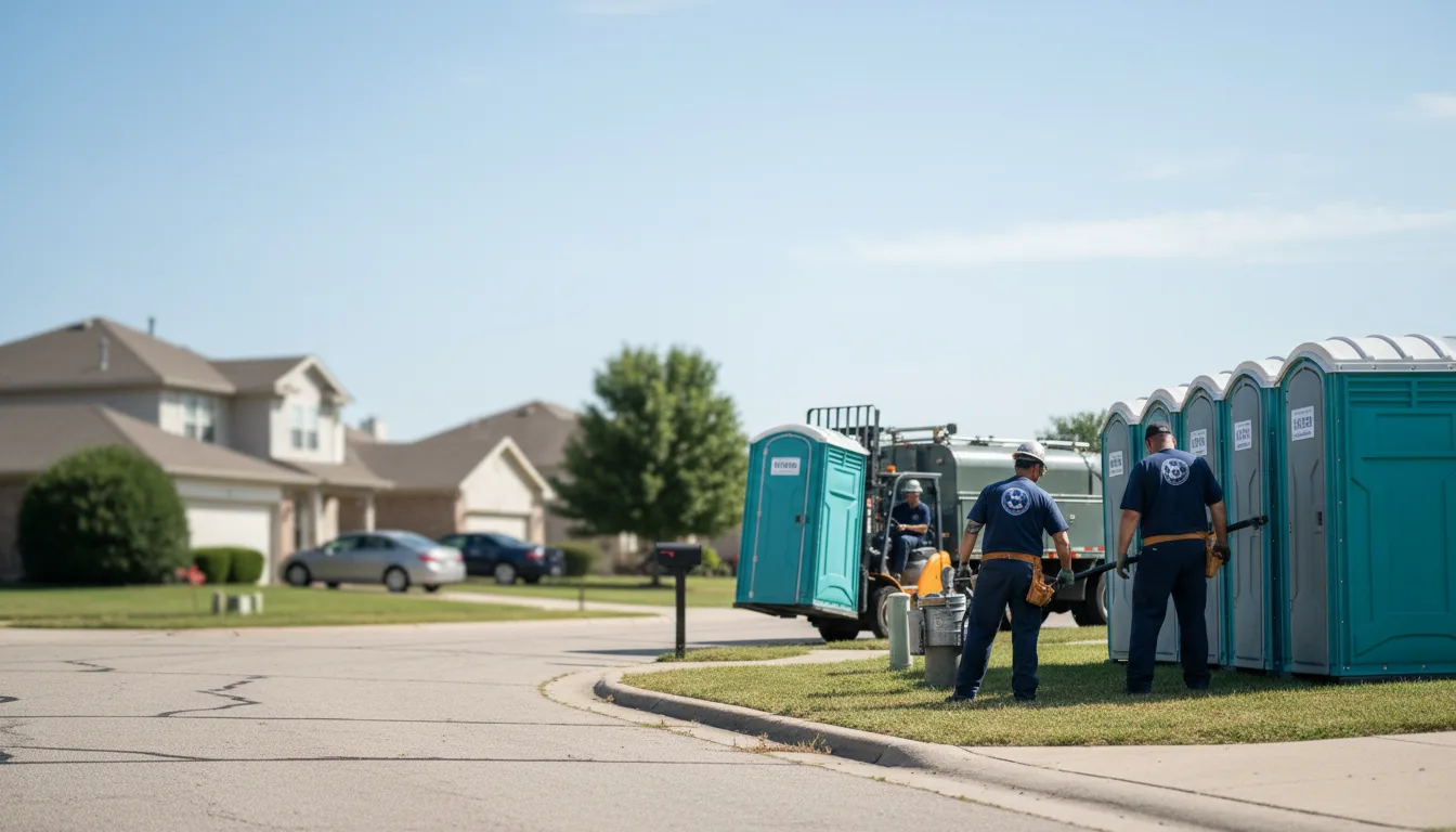 Porta Potty Rental in Claremont, IL near me